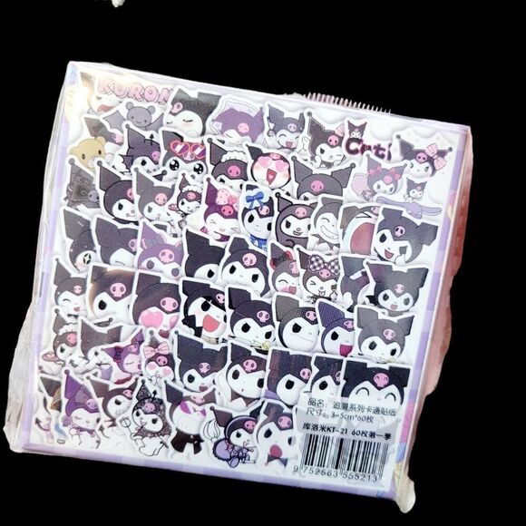Brand New 63pcs Kuromi Waterproof Stickers - Picture 3 of 5